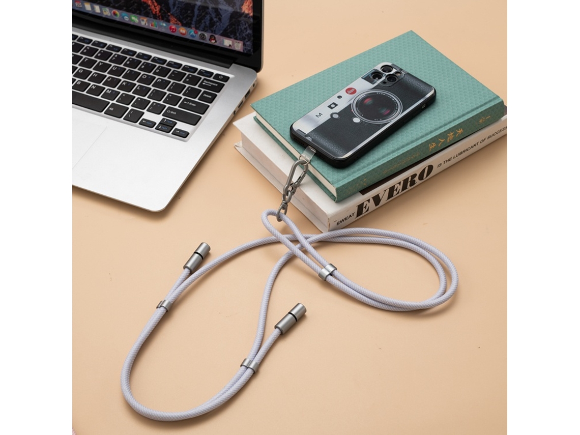 Cabo Usb, Pulseira De Telemóvel Ajustável Multicolorida, Colar Fashion, Usb C, Silicone, Nylon, Para Telemóvel