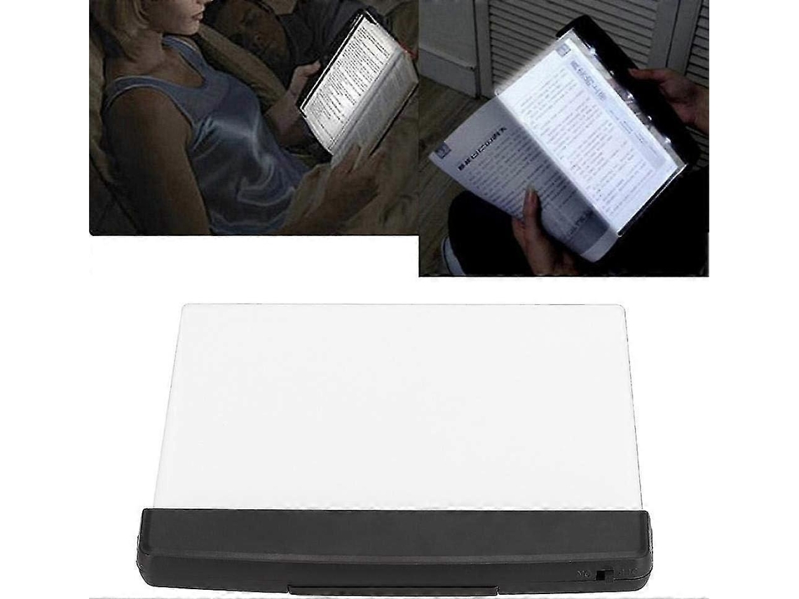 Luminária de leitura LED Rebe para estudantes, luz noturna com proteção para os olhos, portátil para quarto, viagens e carro, preta.
