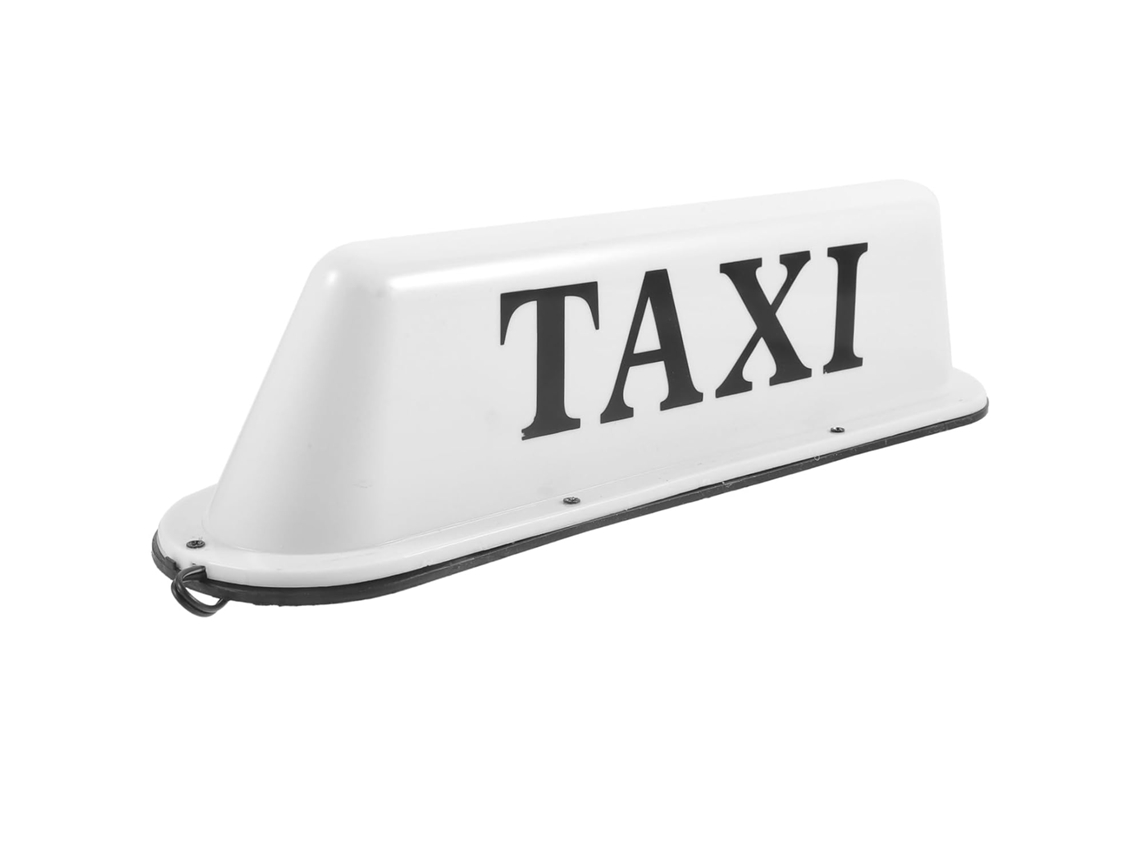 Luz De Táxi/carro Led Branca De Plástico, Brilhante, Fácil De Usar, Para Condução Noturna.