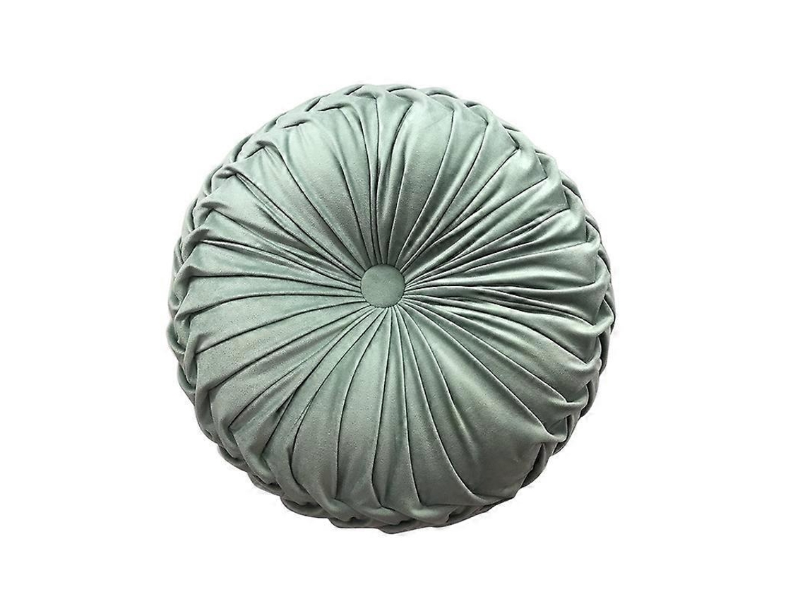 Almofada Redonda De Veludo Para Cadeira, Almofada Decorativa De Abóbora Para Sofá, Almofadas De Chão Decorativas Para Casa, Verde