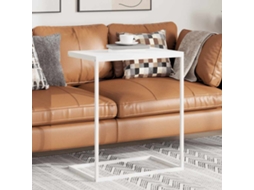 Vidaxl Mesa De Centro 55x35x66 Cm Derivados De Madeira Branco