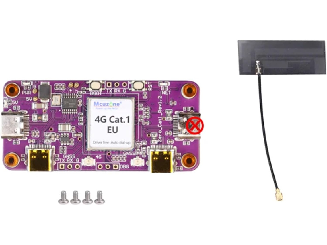 Placa De Expansão Hub 4g Cat.1 Para Raspberry Pi Zero, Plug And Play