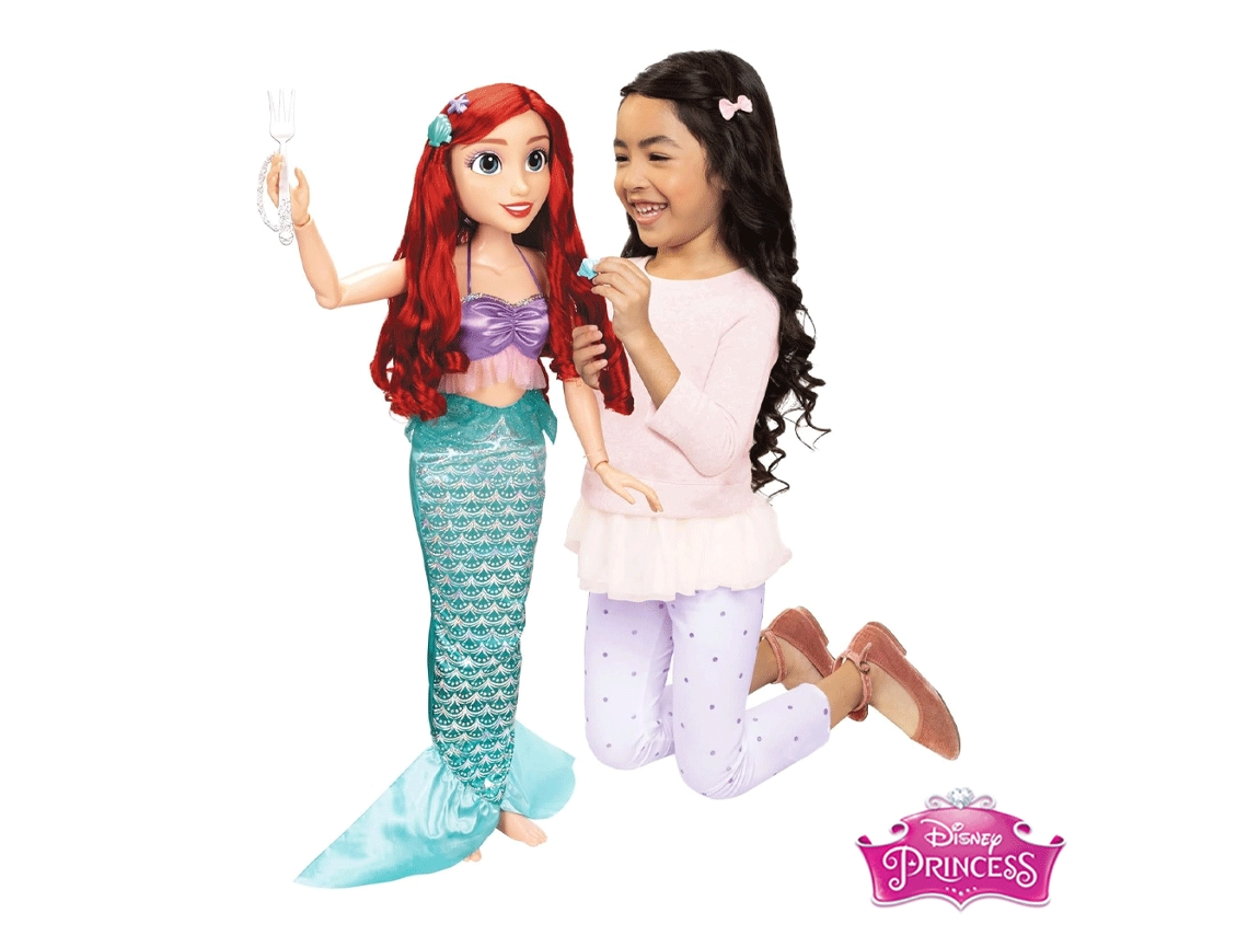 Disney Princesas Boneca Ariel com Acessórios 80Cm JAKKS PACIFIC