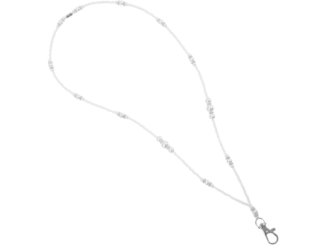 Lurelia Porta-crachá Magnético Vertical Com Cordão Em Plástico