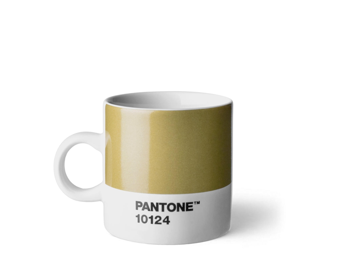 Chávena Café CD PANTONE dourado 10124