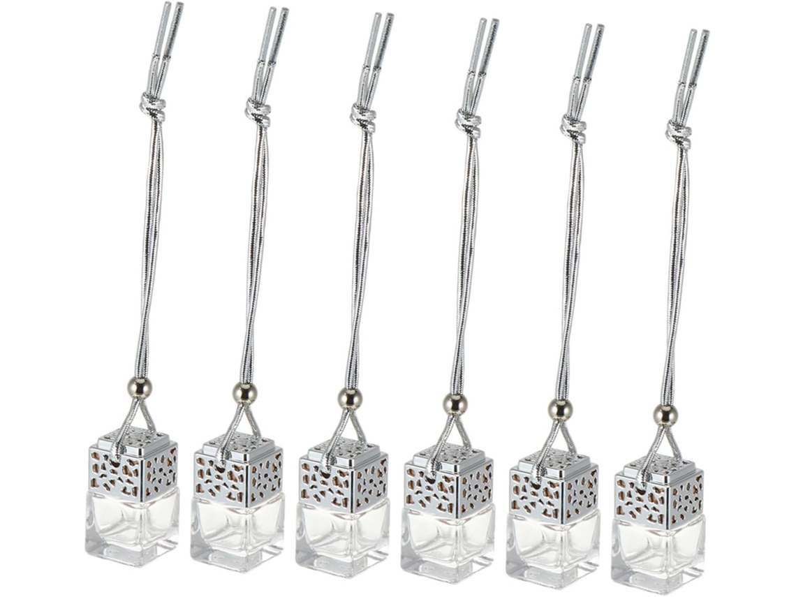 Frascos Difusores De Vidro Decorativos E Recarregáveis Para Pendurar, Com Capacidade De 6 Ml.