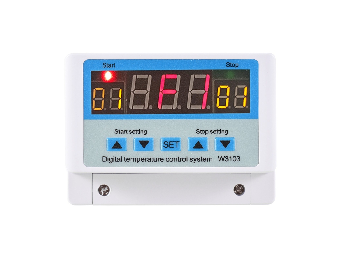 10A/Dc12V Led Controlador de Temperatura Digital Termostato Inteligente Sistema de Controle de Temperatura de Aquecimento e Resfriamento com 04