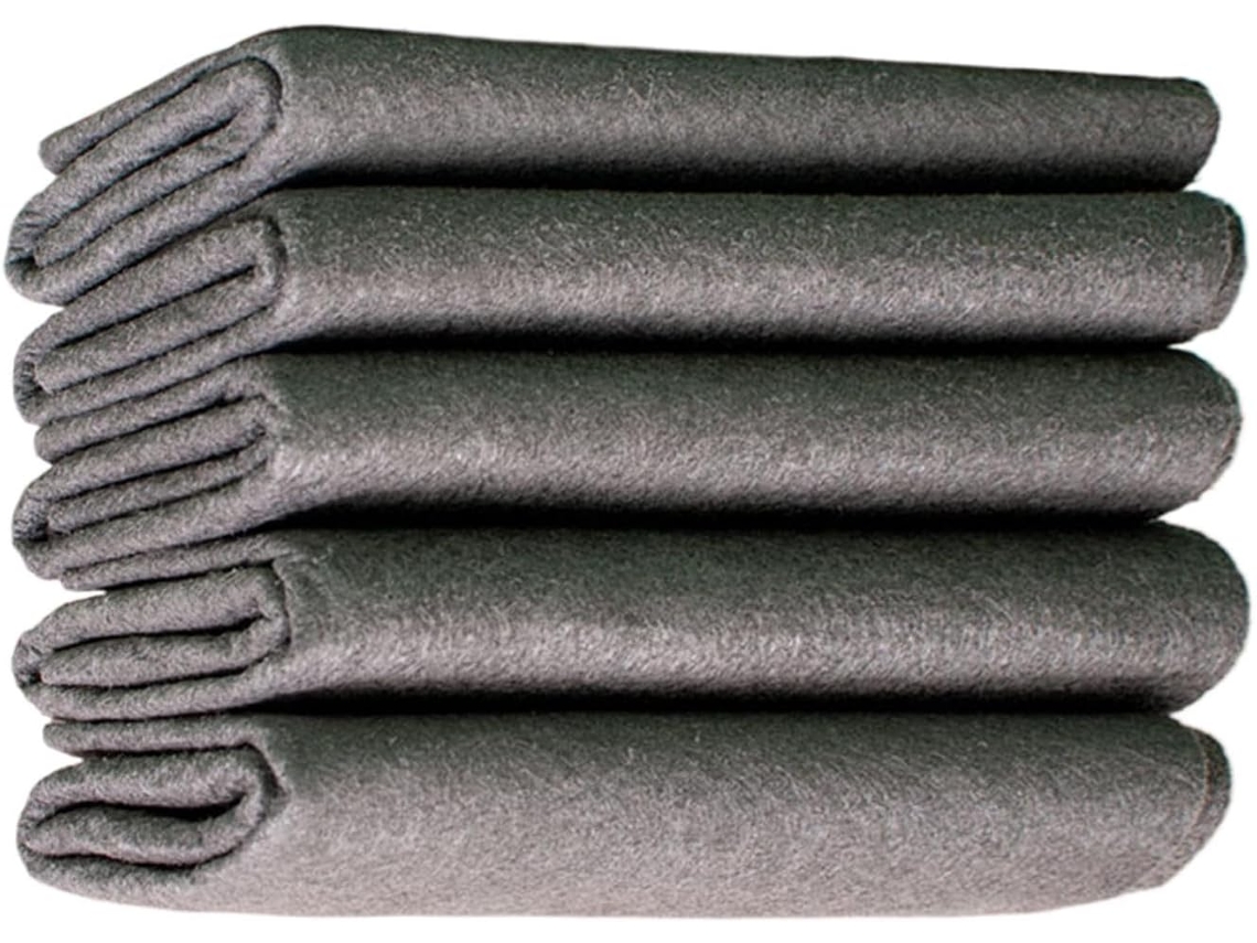 Pano De Limpeza Microfibra - 5 Panos Multifuncionais, Grossos E