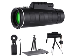 Monocular 40x60, Adequado Para Caminhadas, Observação De Estrelas, Caça, Observação De Pássaros, Viagens, Camping, Preto Bestvite