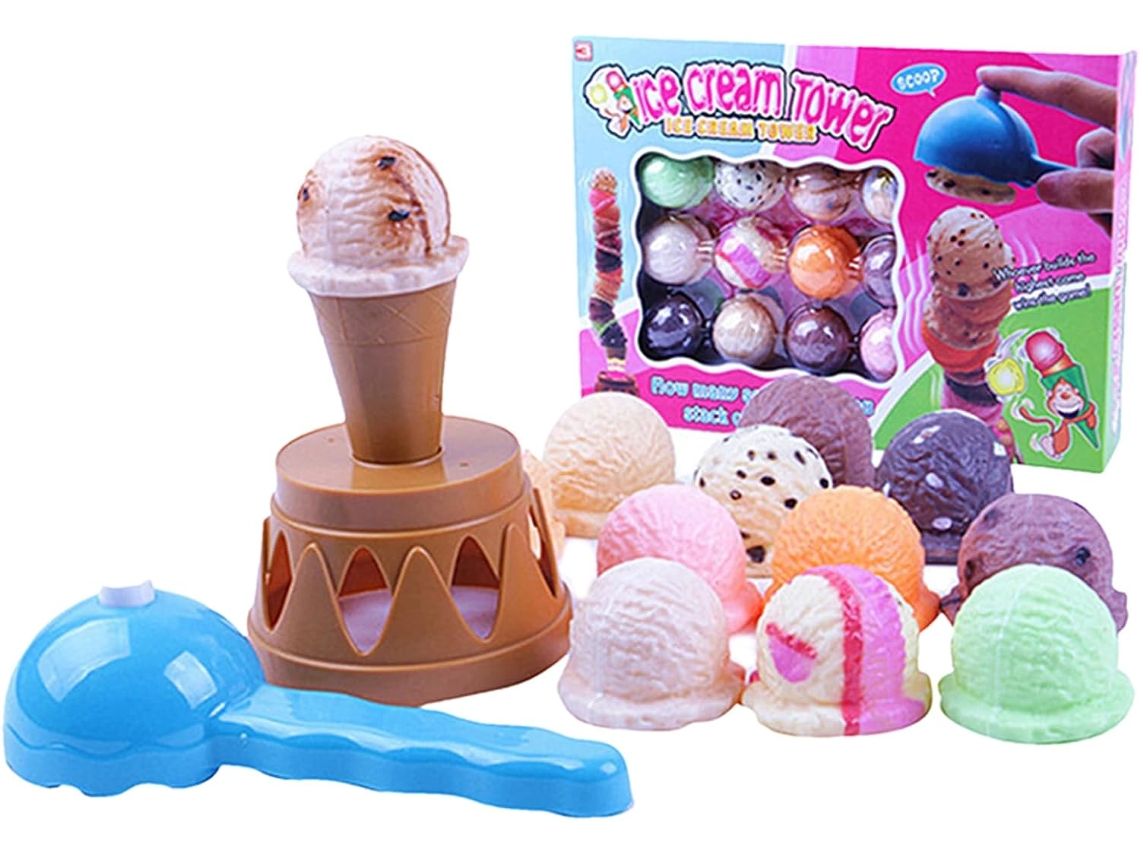Brinquedo De Empilhar Sorvete Para Bebês - Educativo Desenvolver