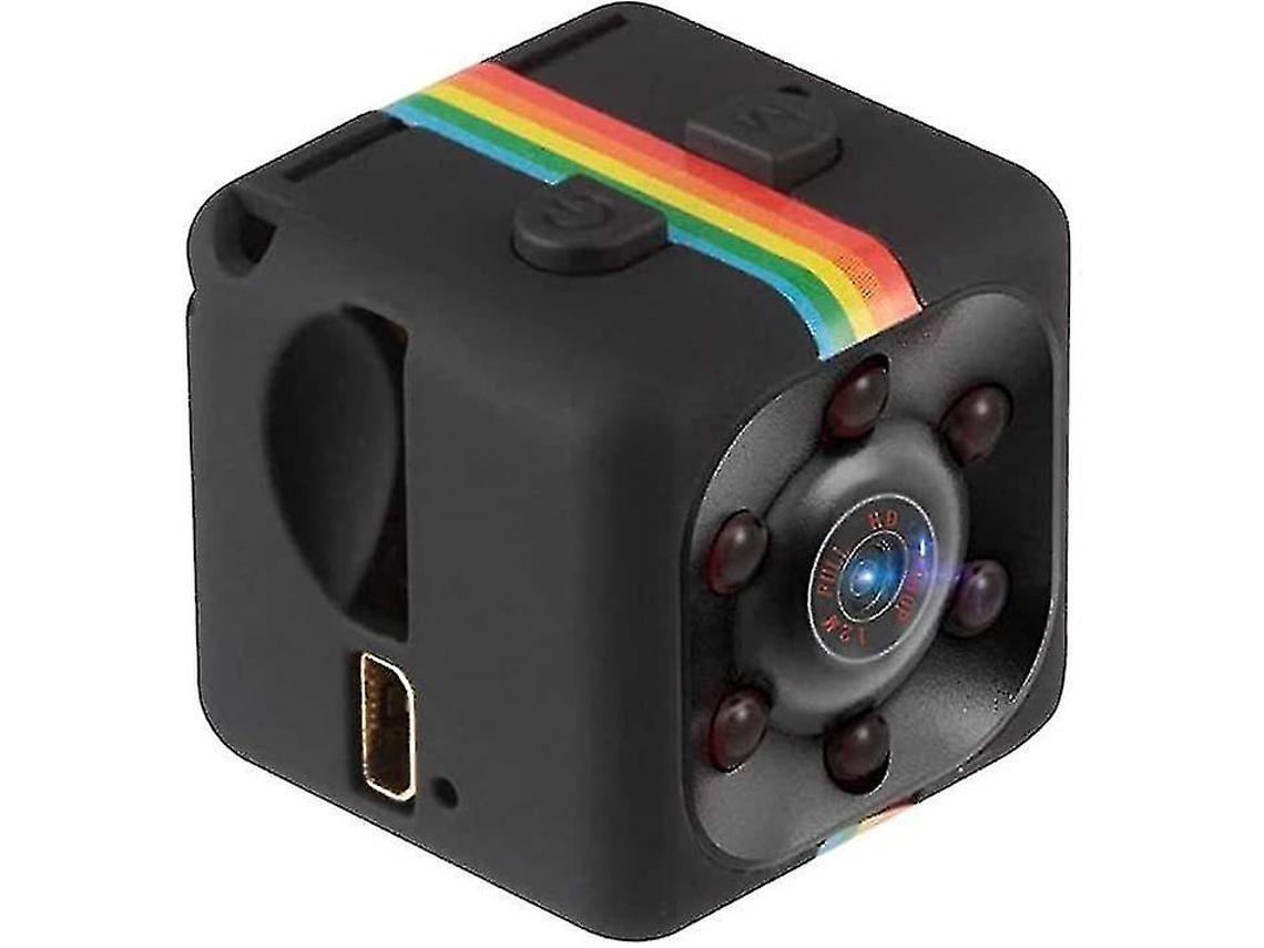 Minicâmera sem fio Bestvite HD 1080P com visão noturna e detecção de movimento (preta)