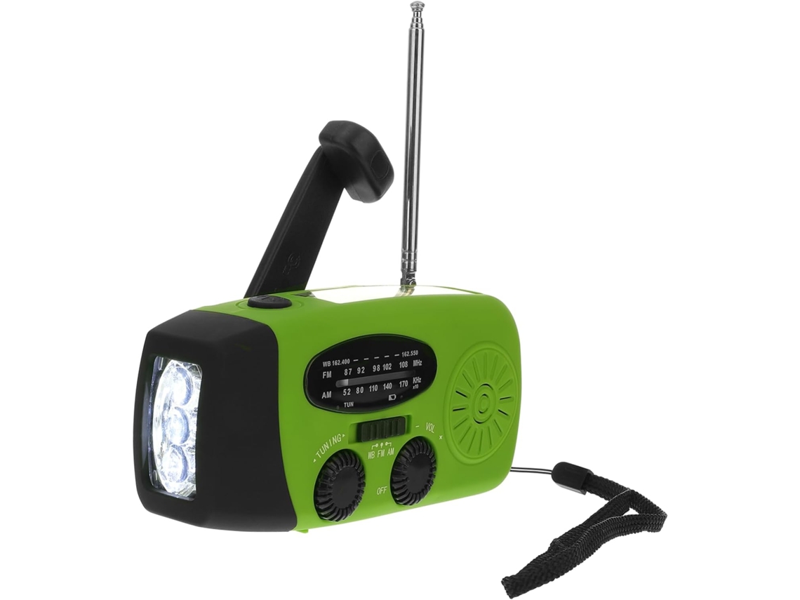 Rádio Solar , Rádio Meteorológico De Emergência, Lanterna Fm Para Suprimentos De Acampamento De Emer Gokoco