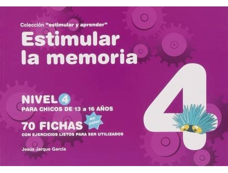 Livro Estimular La Memoria Nivel 4 de Jesús Jarque García