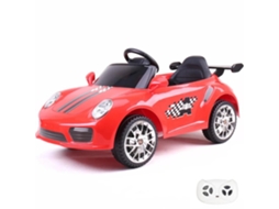 Porsche 911 Carro Elétrico Infantil De 1 A 5 Anos – Veículo Desportivo Com Bateria Mp3 &amp; Amortecedores – Carro Infantil 12v Com Comando - Vermelho