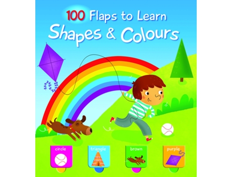 Livro 100 FLAPS TO LEARN COL SHAPES de Yoyo Books (Inglês - Capa Dura)