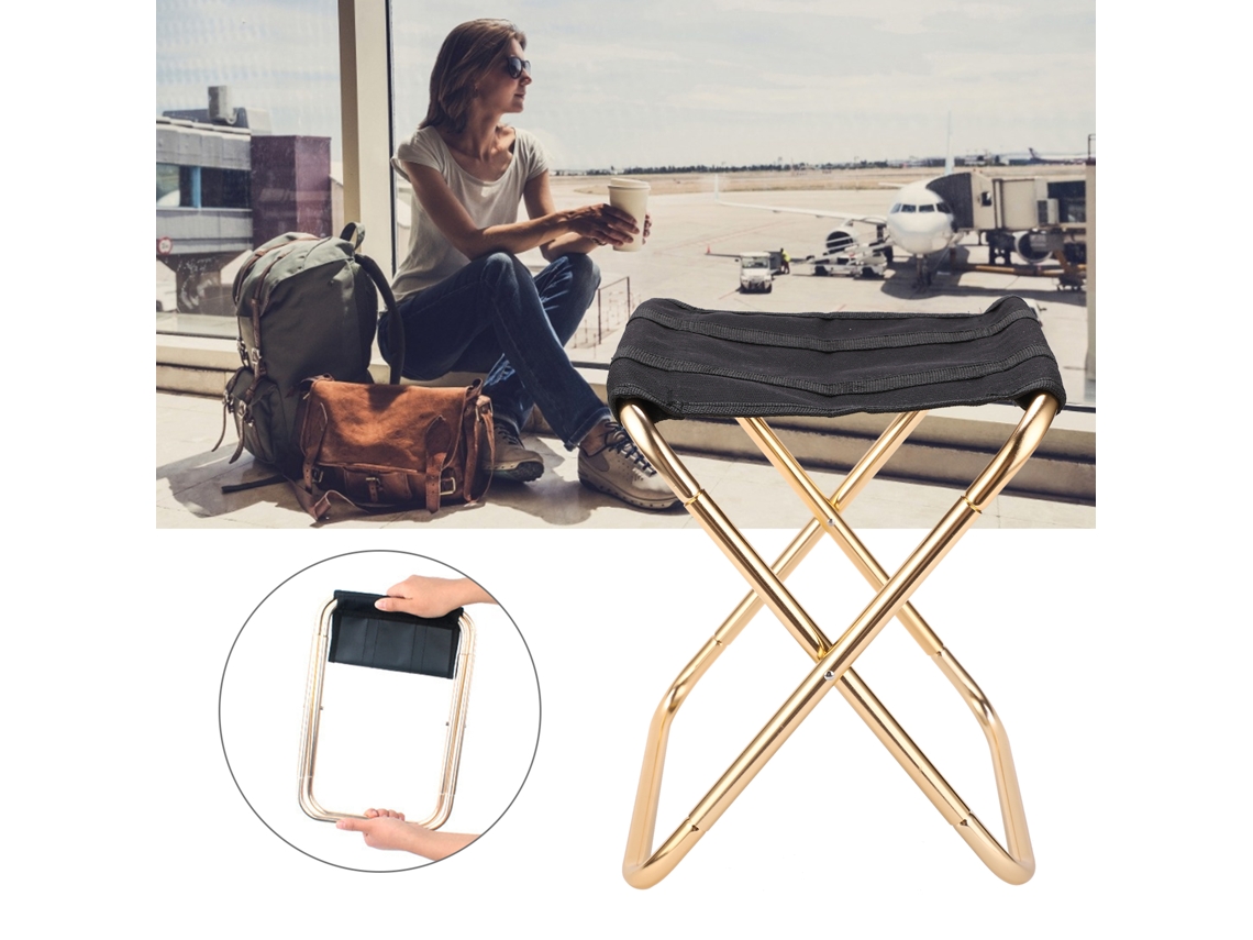 Banqueta Dobrável Ultraleve e Portátil para Camping com Design Resistente AQUAFORGE