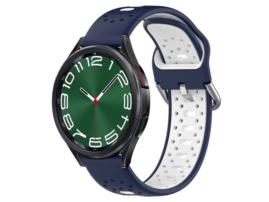 Bracelete Silicone Respirável para Samsung Galaxy Watch Active 2 XIAOMOYU com duas cores (44mm)