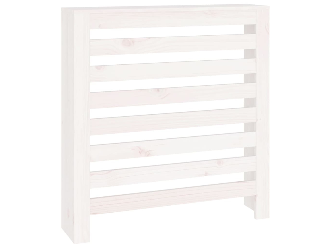Radiator Cover, Radiator Covers Vidaxl Branco Madeira De Pinho (79.5 X 19 X 84 Cm)