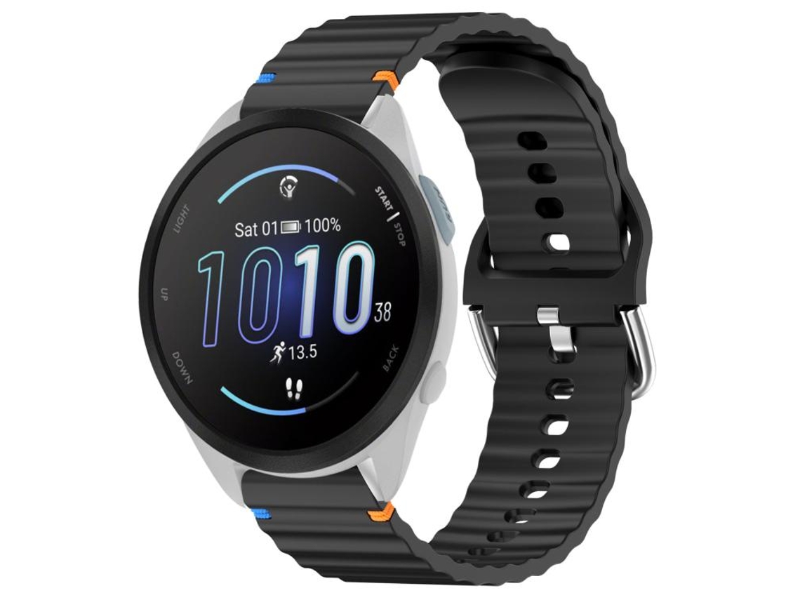 Bracelete Garmin Forerunner 165 Couro Genuíno de 20mm XIAOMOYU