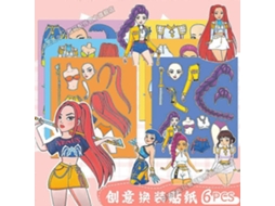 Conjunto De Adesivos Para Vestir Com Personagens De Grupos Femininos De K Pop, Adesivos Reutilizáveis Ââpara Roupas De Personagens, Aquaforge