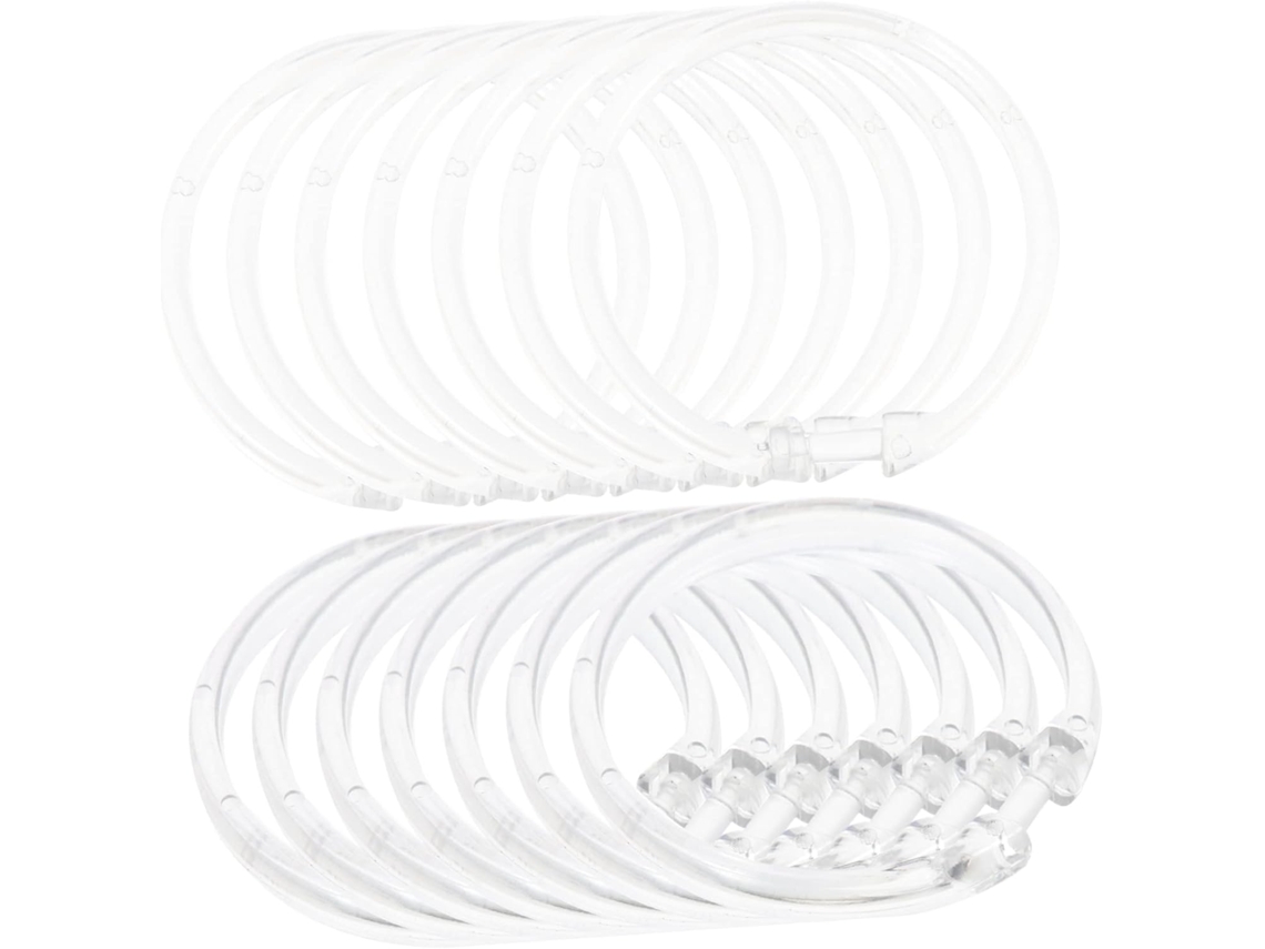 Conjunto, Transparente, Em Plástico Para Banheiro