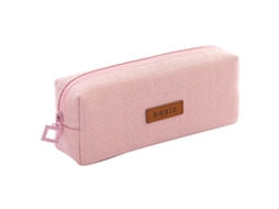 Estojo De Lápis Quadrado Simples E Criativo Rosa Klb