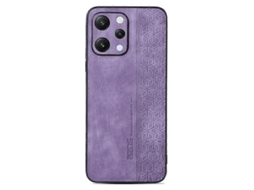 Capa Azns Compatível Com Xiaomi Redmi 12 4g, Protetora Para Celular Revestimento Em Couro Pu Texturizado E Estrutura Tpu. Tuotuo