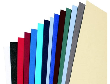 Capas para Encadernação  LeatherGrain A4 Preto (100 un)