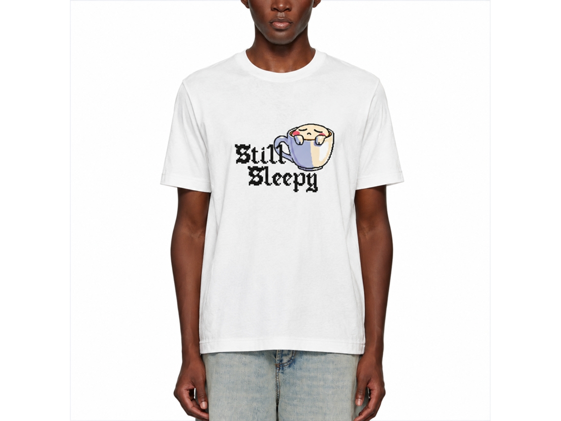 Camiseta Rockinstone Still Sleepy Fessedelynx com design exclusivo de designer.