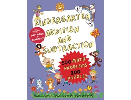 Livro Kindergarten Math Addition and Subtraction Math Helper Series de Garb Media Group (Inglês)