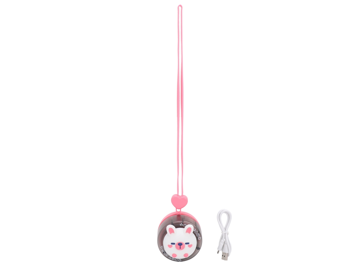 Ventilador de Pescoço Portátil Usb Sem Lâminas 3 Velocidades Silencioso