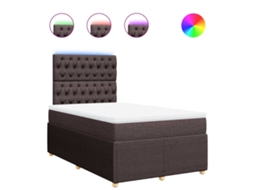 Box Spring Bed, Box Spring Beds Vidaxl Marrom Tecido (120 X 190 Cm)
