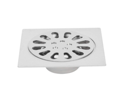 Desagüe de piso de zinc cuadrado, resistente a olores y corrosión, para baño y cocina | S/MARCA