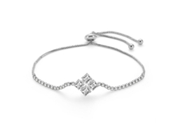 Bracelete Mulher Ajustável Simples Com Zircão