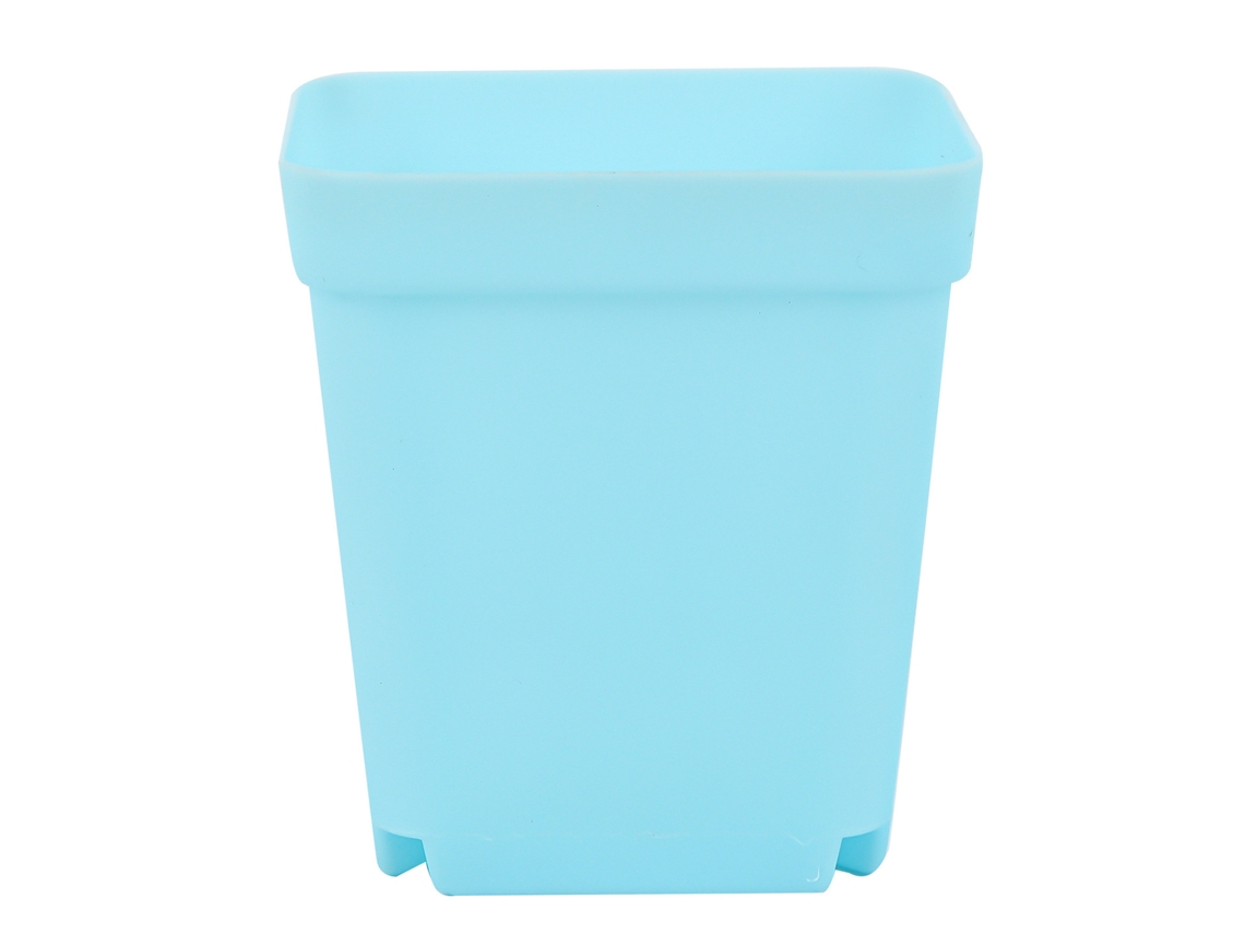 Vaso de Succulenta Decorativo PP com Buracos 8x7x7cm