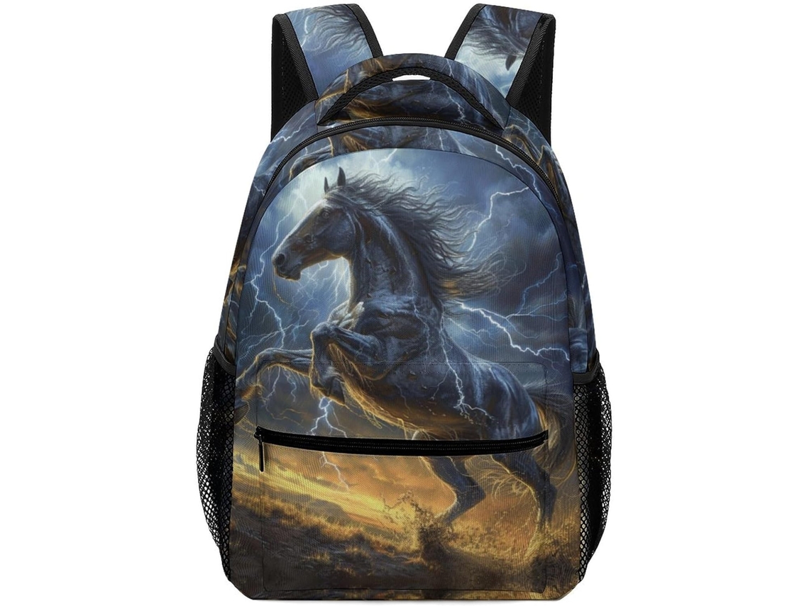 Mochila Infantil Highland Cattle, Escolar Com Estampa Animais, Casual Para Livros, Leve Viagens