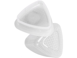 Molde Triangular Para Bolinhos De Arroz, 2 Peças, Pp Branco