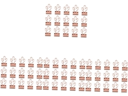 Conjunto de 60 clipes de papel Magiclulu para mesa e escola, organizadores multifuncionais.