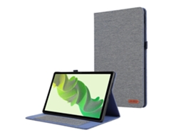 Capa de couro e tecido Webake para tablet Realme Pad 2