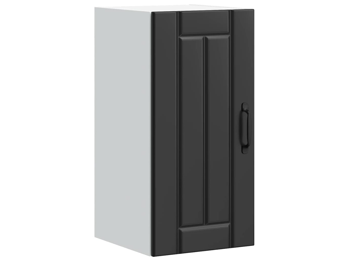 Vidaxl Armário De Parede Da Cozinha Lucca Derivados De Madeira Preto