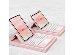 Lurelia Capa Com Teclado Bluetooth Para Ipad 9.7 2018/2017 Com Design Giratório Magnético
