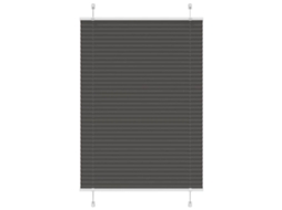 Pleated Blind, Pleated Blinds Vidaxl Preto Poliéster (85 X 150 Cm)