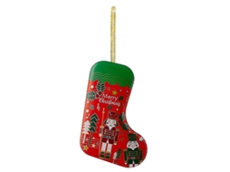 Presentes De Natal Em Formato De Meia De Natal Para Crianças Caixa De Armazenamento De Doces De Ferro Pingente De Árvore De Natal Para Casa Olysi Shop
