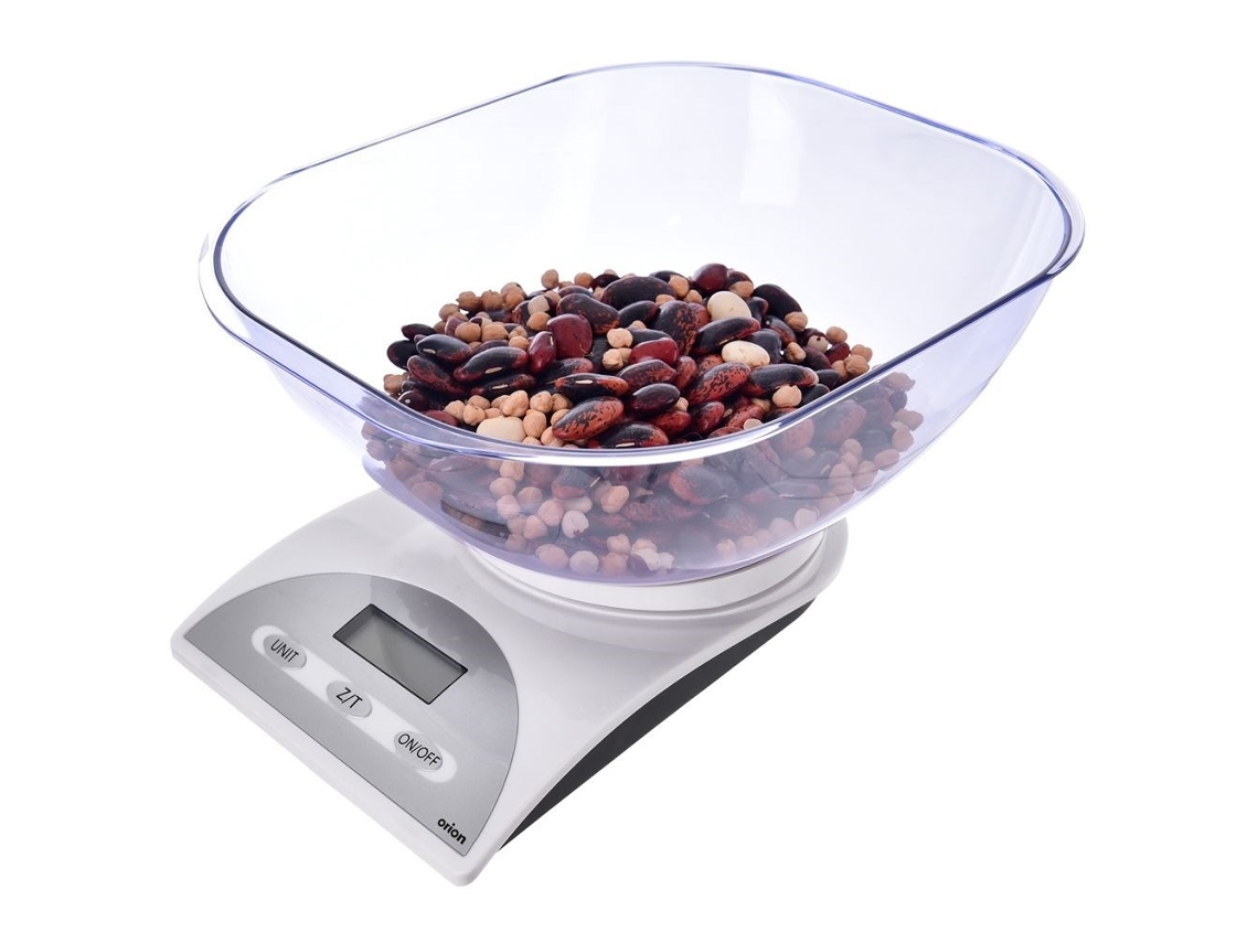 Balança de Cozinha Digital com Visor Lcd e Tigela 3 Litros. AQUAFORGE