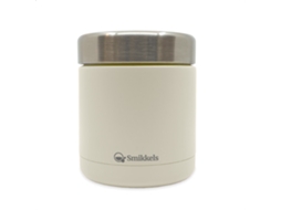 Lancheira Térmica Smikkels Recipiente Para Alimentos, Cor Branca, 350ml