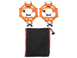 Grips Antiderrapantes para Sapatos com 8 Pontes Laranja