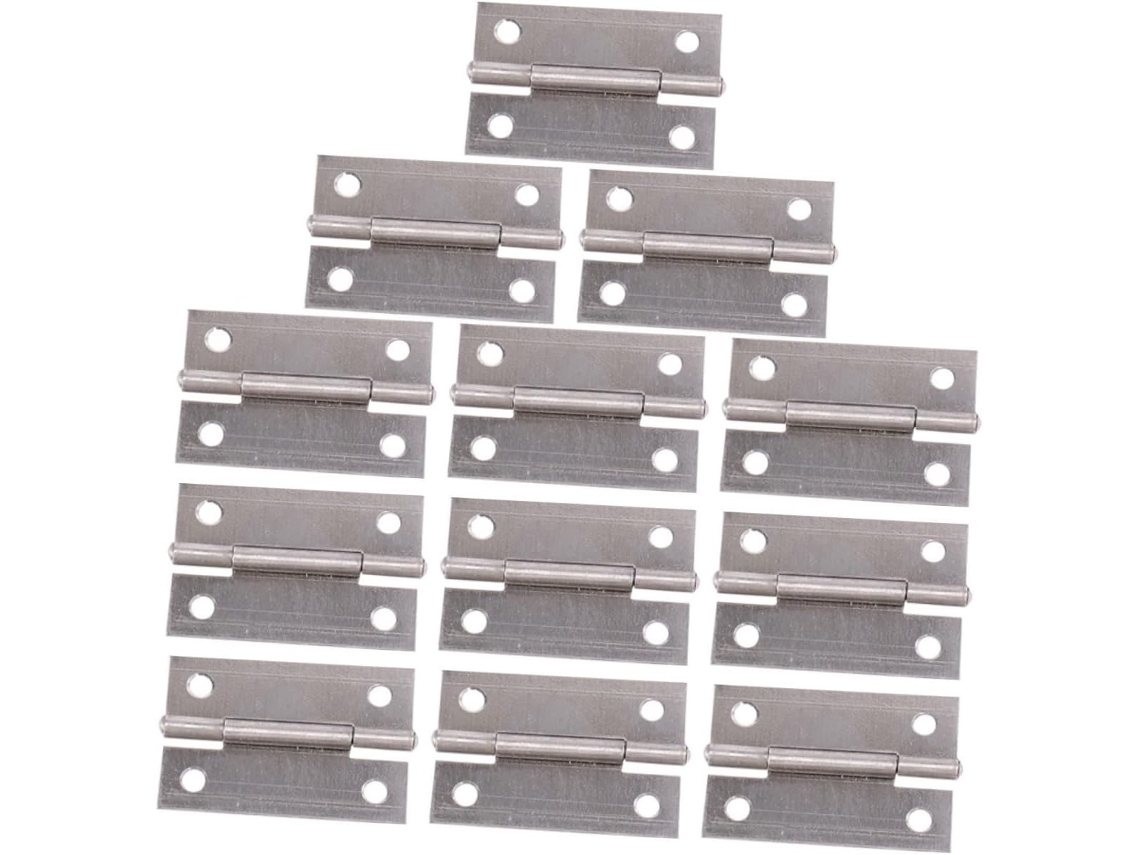 Conjunto De 40 Dobradiças Ferro Para Armários E Móveis. Dobráveis