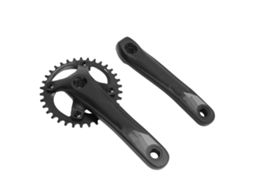 Conjunto de Pedivela de Bicicleta Bolany 34t 104 Bcd 7-12 Velocidades, Quadrado S/MARCA