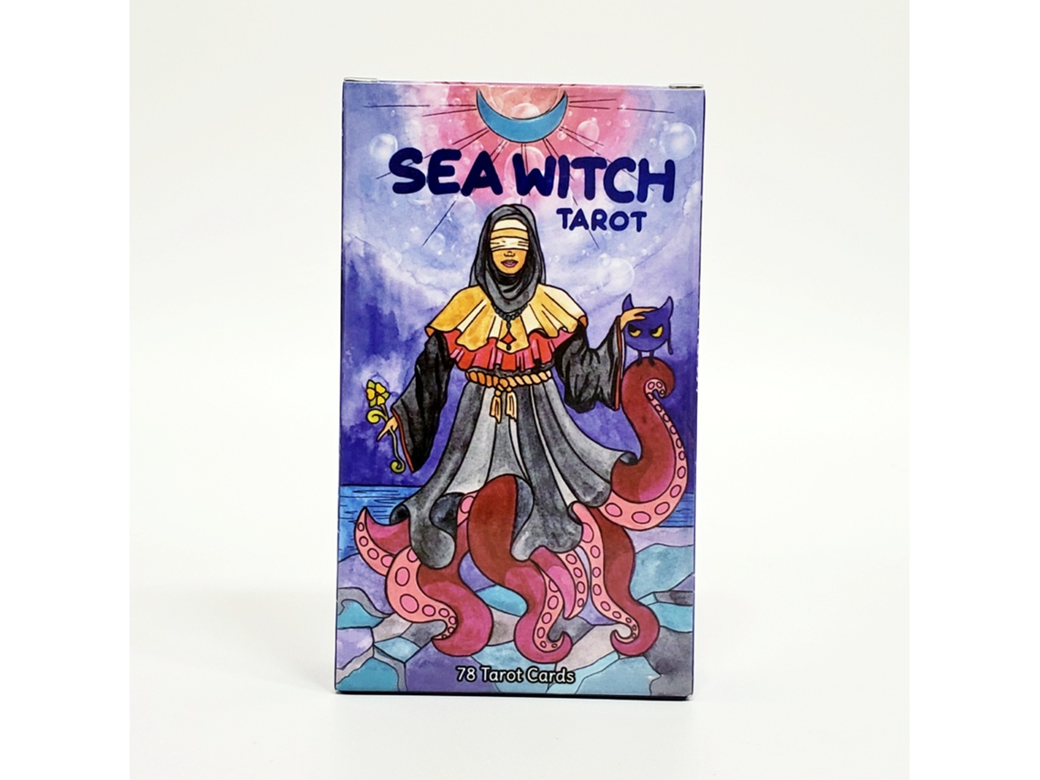 Cartas de Tarô, Design Popular, 12x7, Bruxa do Mar, Avó, Novo Estilo. MDUG