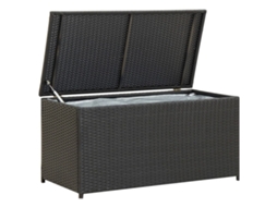 Outdoor Storage Box, Outdoor Storage Boxes Vidaxl Preto Rattan / Vime (100 X 50 X 50 Cm)